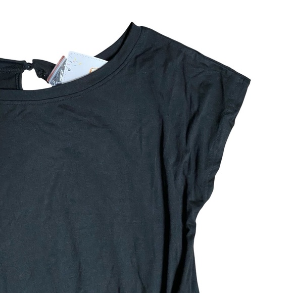 PRETTYGARDEN Black Off Shoulder Jumpsuit Romper Elastic Waist Pockets NWT Small - Picture 4 of 12